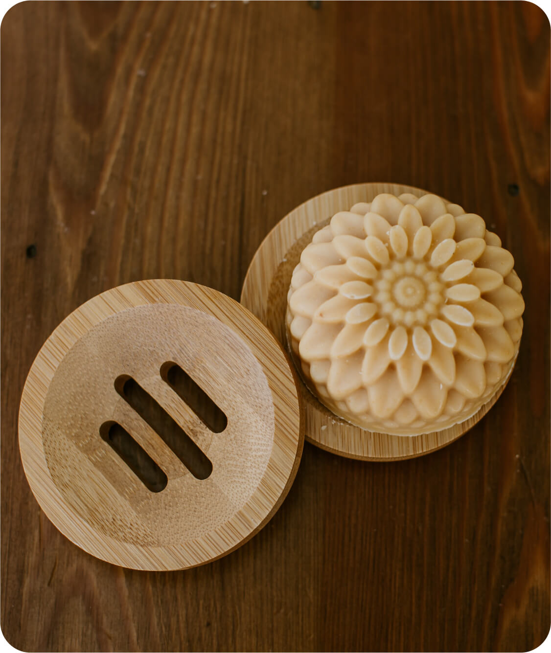 Round Wooden Soap Saver
