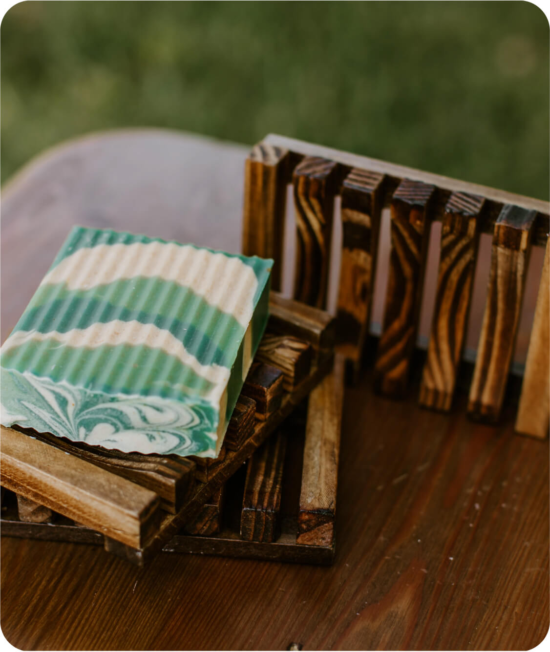 Rectangle Wooden Soap Saver